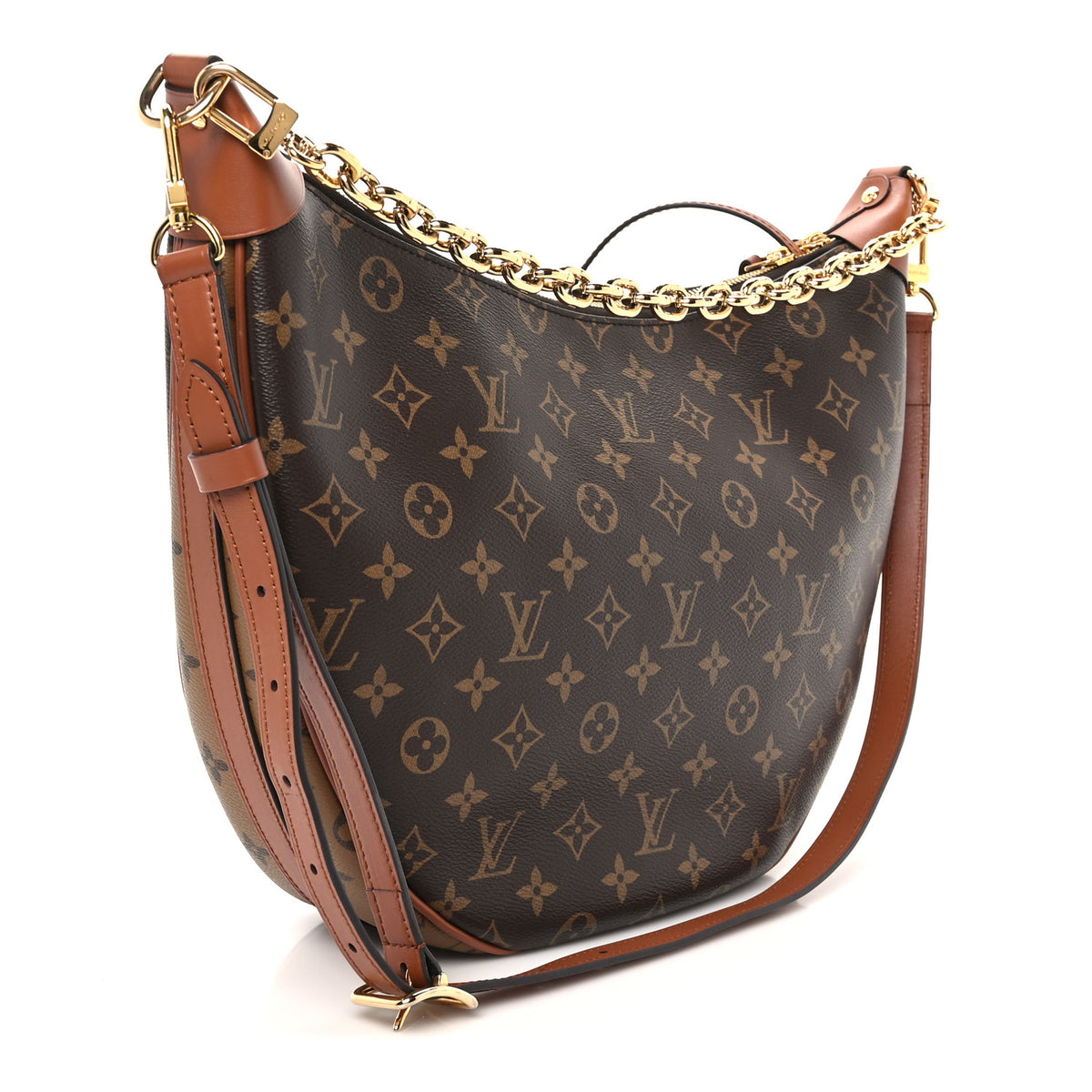 Louis Vuitton Reverse Monogram Loop Hobo 4 of 10