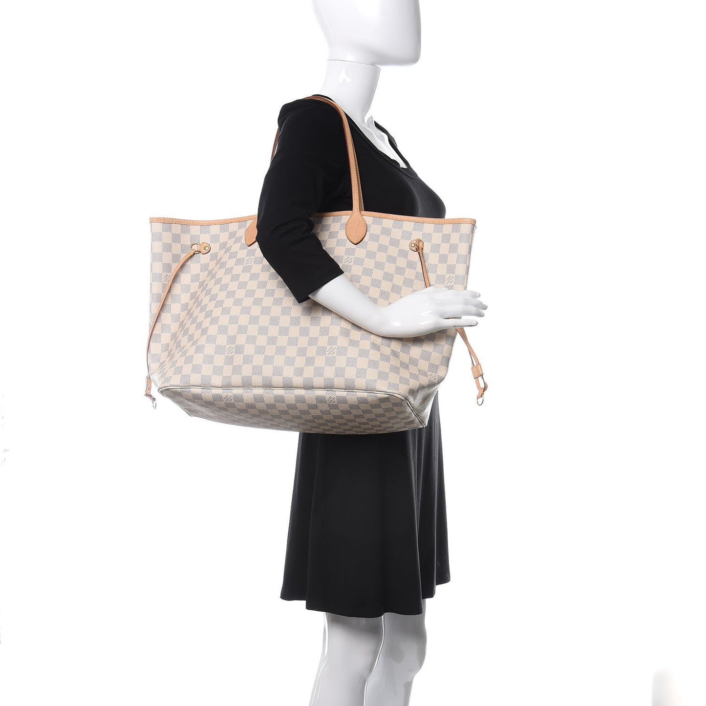 Damier Azur Neo Neverfull GM Rose Ballerine