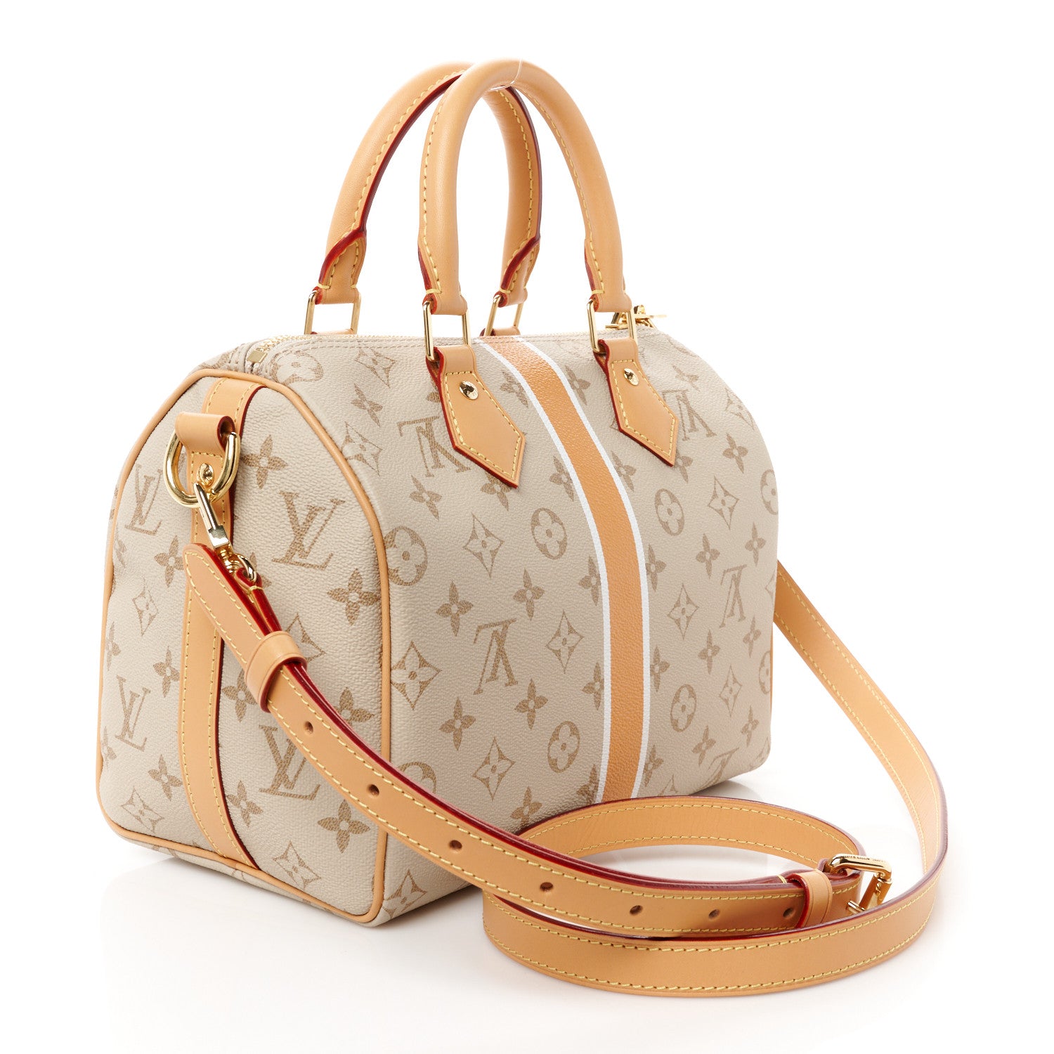 Louis Vuitton Monopaname Speedy Bandouliere 25 Beige Ocher 3 of 12