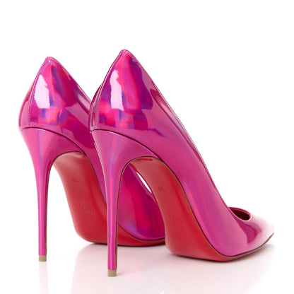 Christian Louboutin Metallic Patent Psychic So Kate 100 Pumps 39 Fuxia 4 of 9