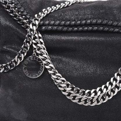 Stella McCartney Shaggy Deer Falabella Fold Over Tote Black 8 of 8
