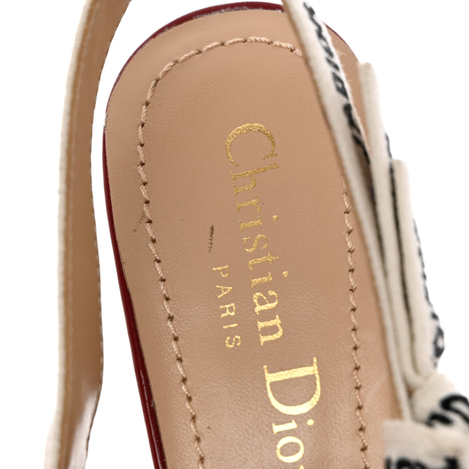 Christian Dior Patent Ribbon J'Adior Slingback 65mm Pumps 37 Scarlet 11 of 11