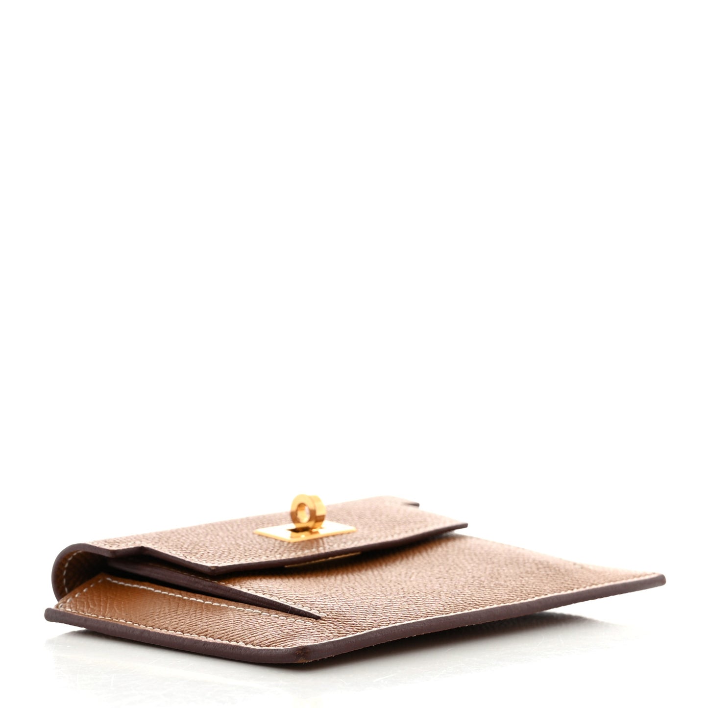 Epsom Kelly Pocket Compact Wallet Gold
