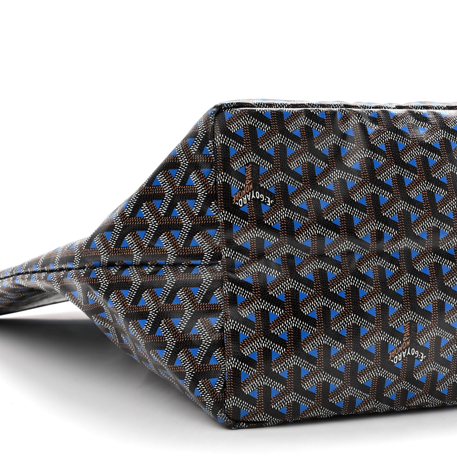Goyard Goyardine Saint Louis Claire Voie GM Black Sky Blue 10 of 12