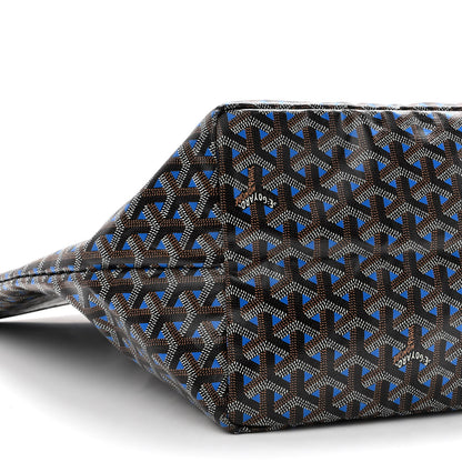 Goyard Goyardine Saint Louis Claire Voie GM Black Sky Blue 10 of 12
