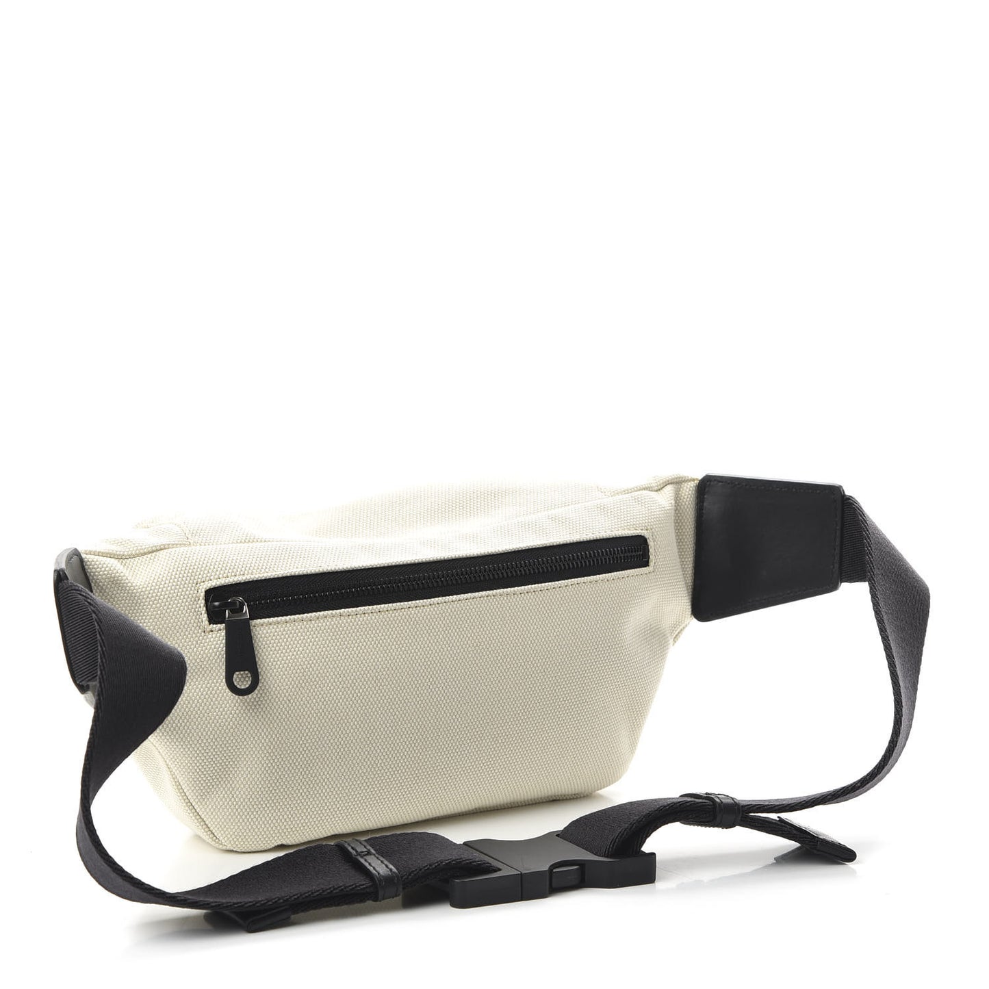 Canvas Horseferry Print Medium Sonny Bum Bag Natural Black