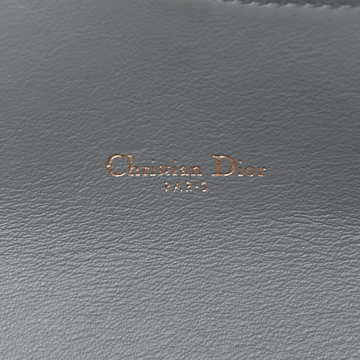 Oblique Saddle Chain Long Wallet Grey