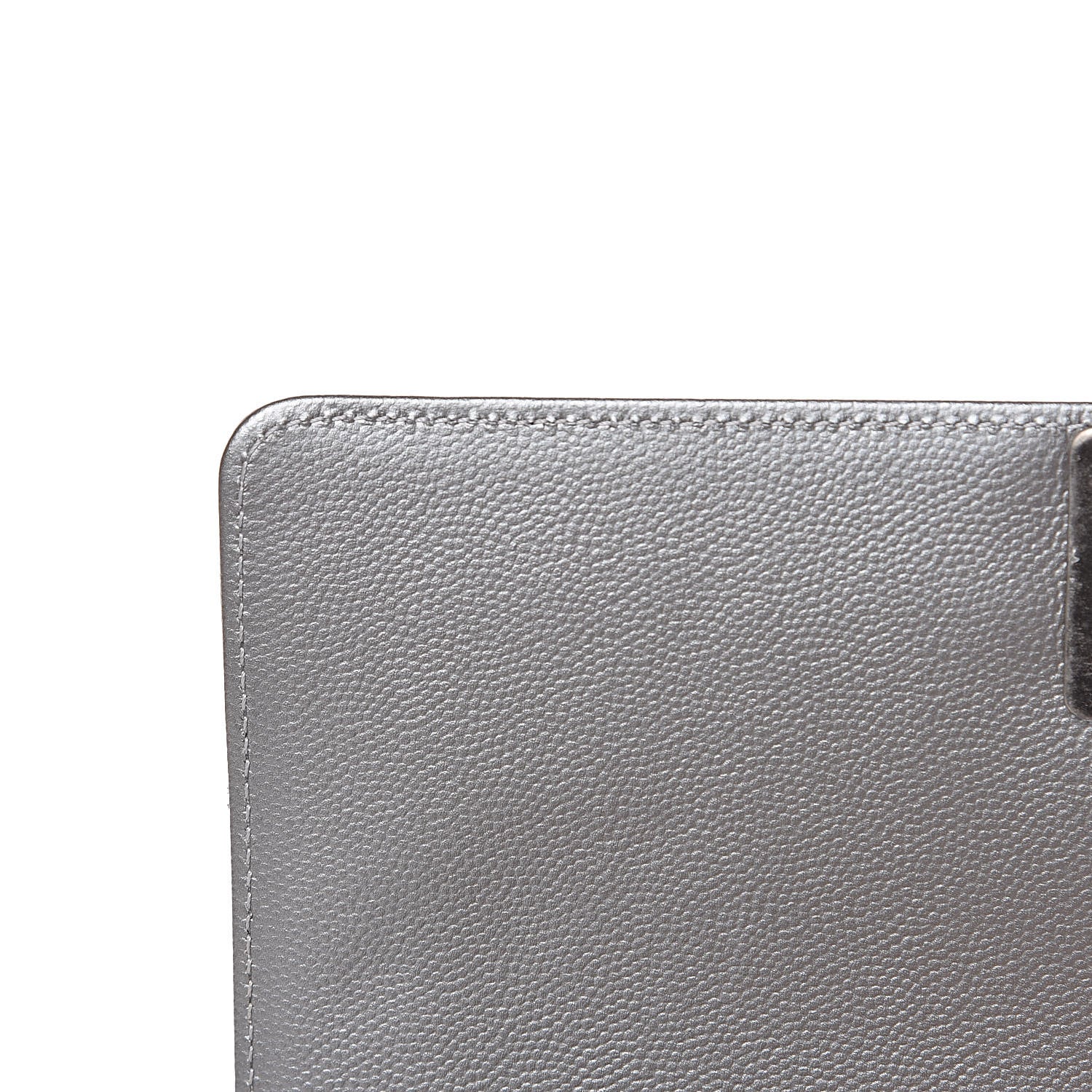 Chanel Metallic Caviar Quilted Medium Boy Flap Silver 12 of 15