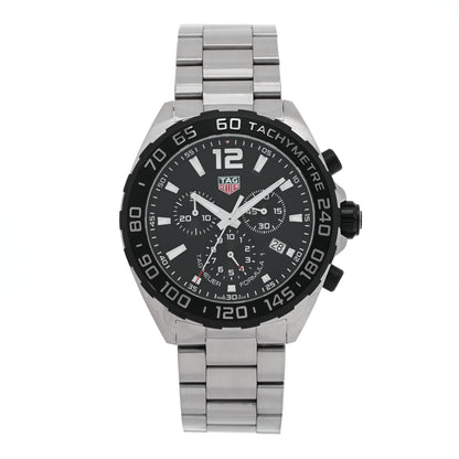 Tag Heuer Stainless Steel 43mm Formula 1 Chronograph Quartz Watch Black CAZ1010 1 of 4
