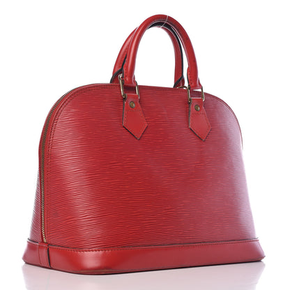 Louis Vuitton Epi Alma PM Castillan Red 3 of 30