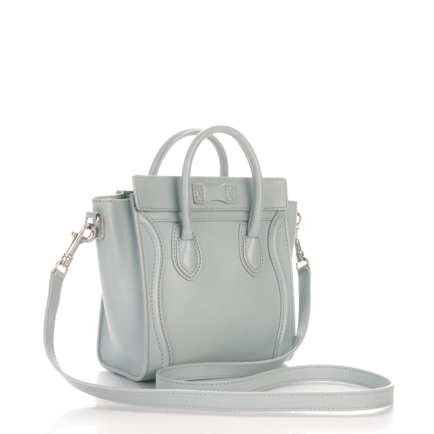 Smooth Calfskin Nano Luggage Sky