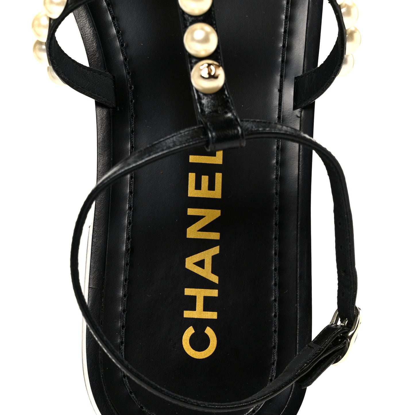 Silk Satin Quilted Chain Sandals 35 Black 42 Black