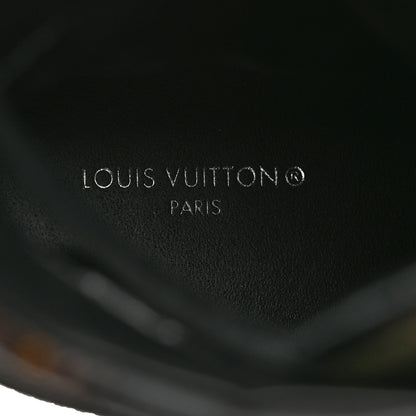 Louis Vuitton Nylon Embroidered Monogram Suede Laureate Platform Desert Boots 36 Kaki 6 of 9