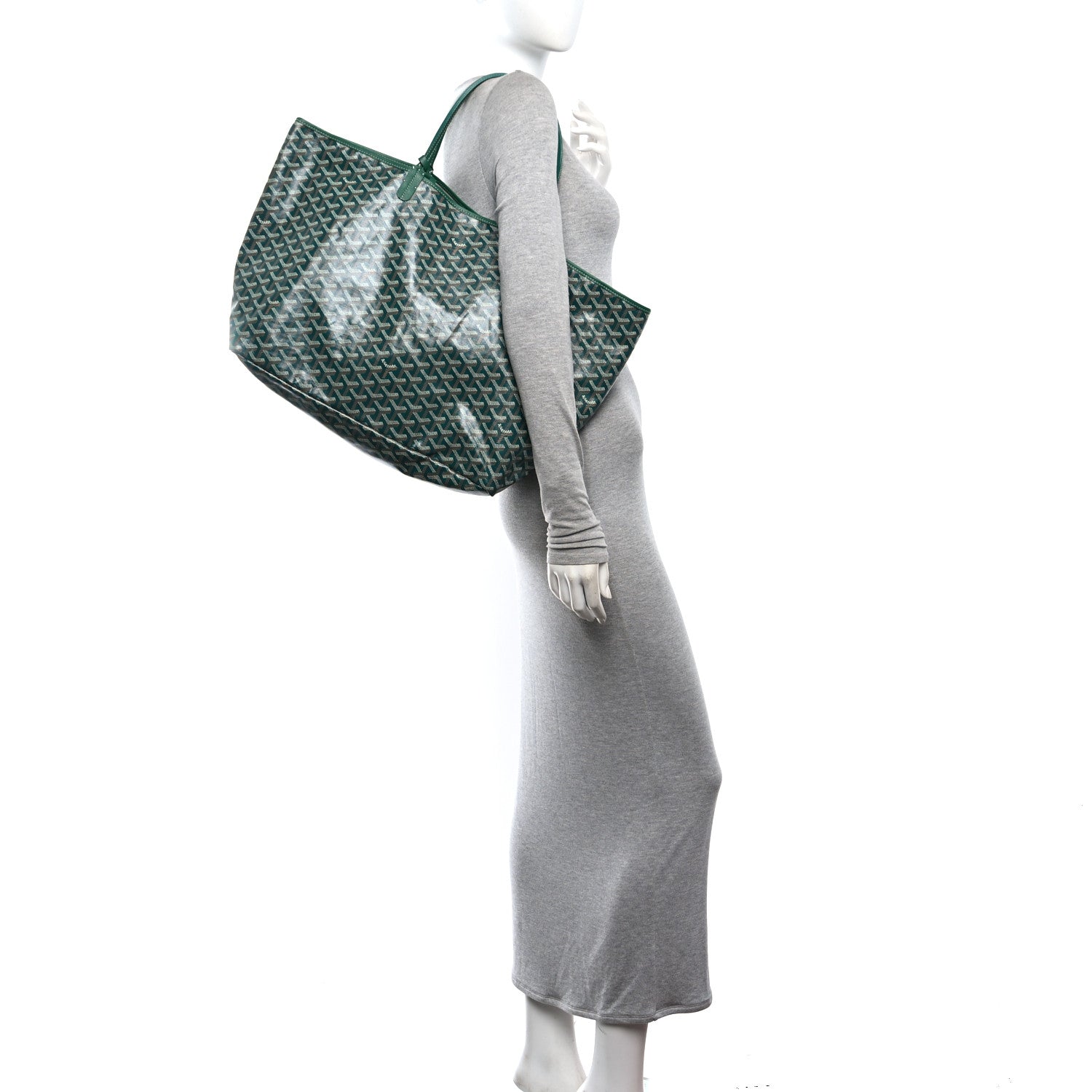 Goyard Goyardine Saint Louis GM Green 2 of 11