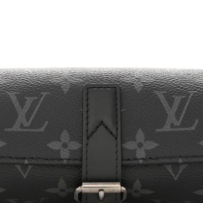 Louis Vuitton Monogram Eclipse 3 Watch Travel Case 8 of 11