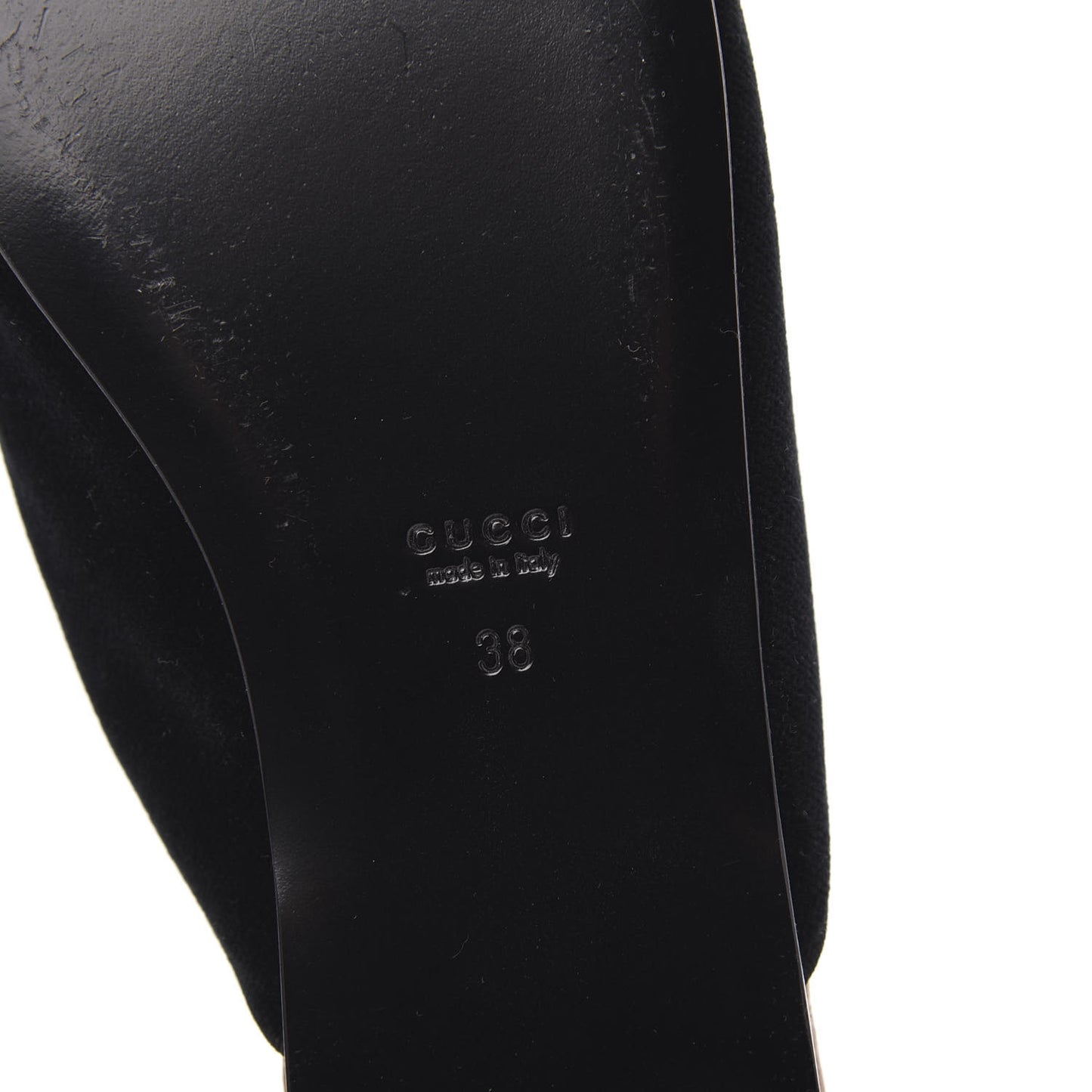 Velvet Embellished Evening Slipper 38 Black