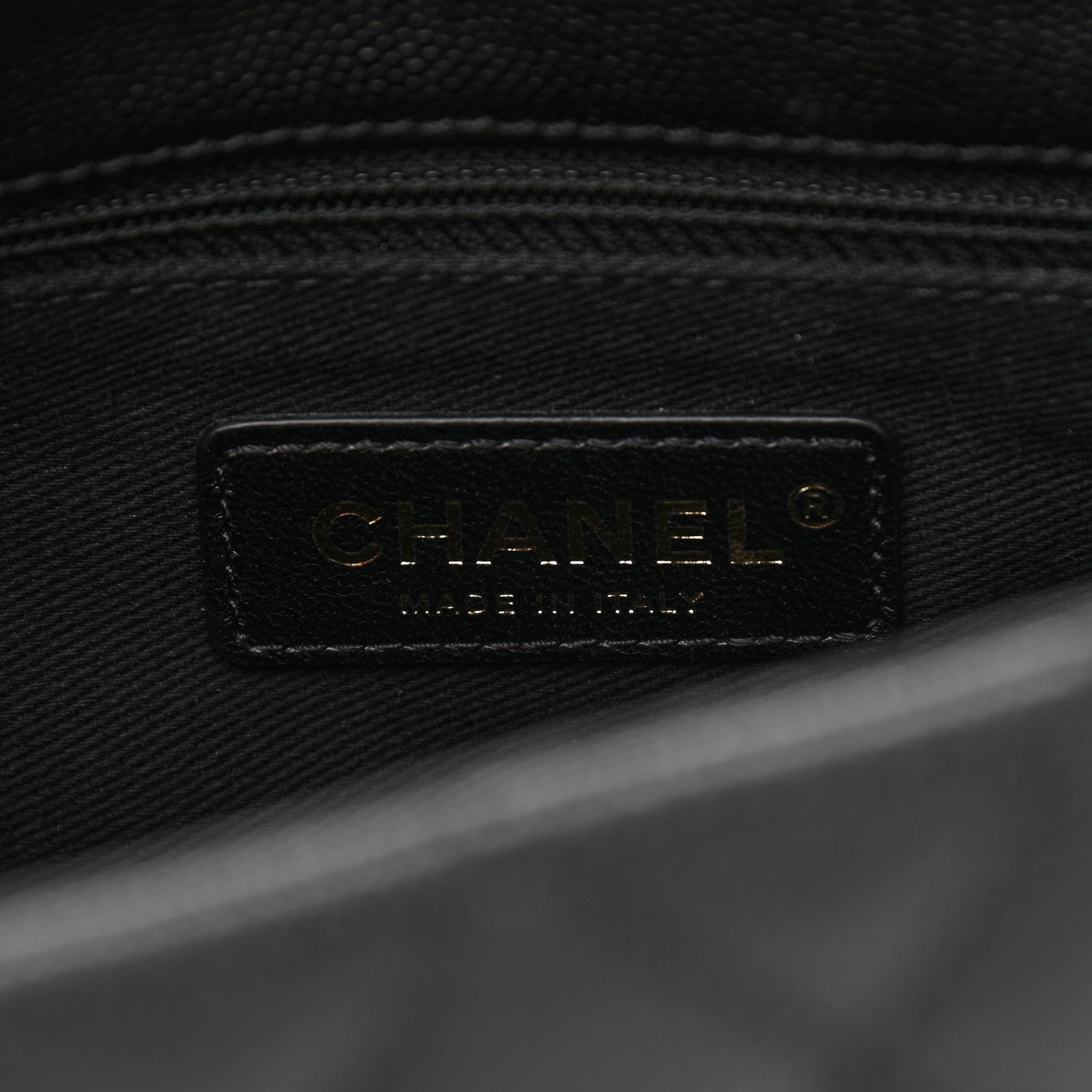Chanel Caviar Lizard Quilted Small Coco Handle Flap Black 5 of 11