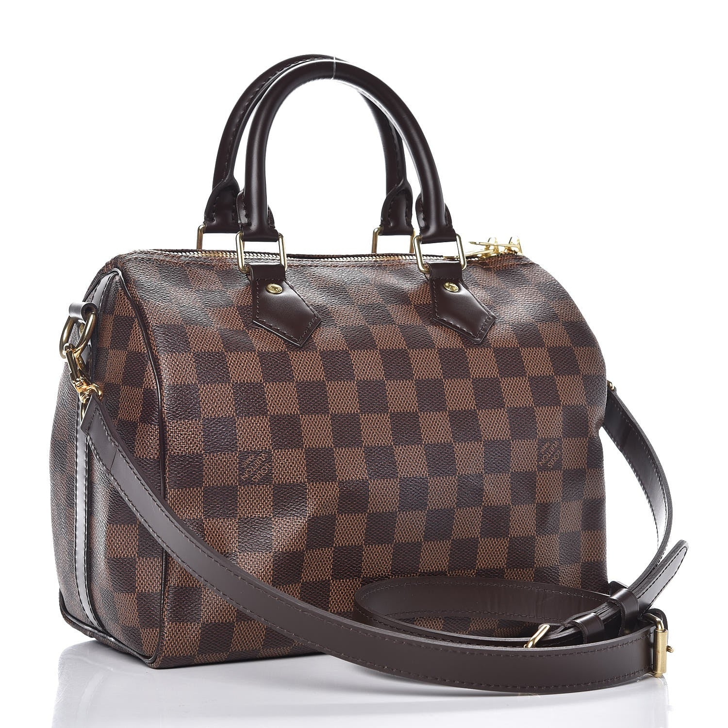 Louis Vuitton Damier Ebene Speedy Bandouliere 25 3 of 9
