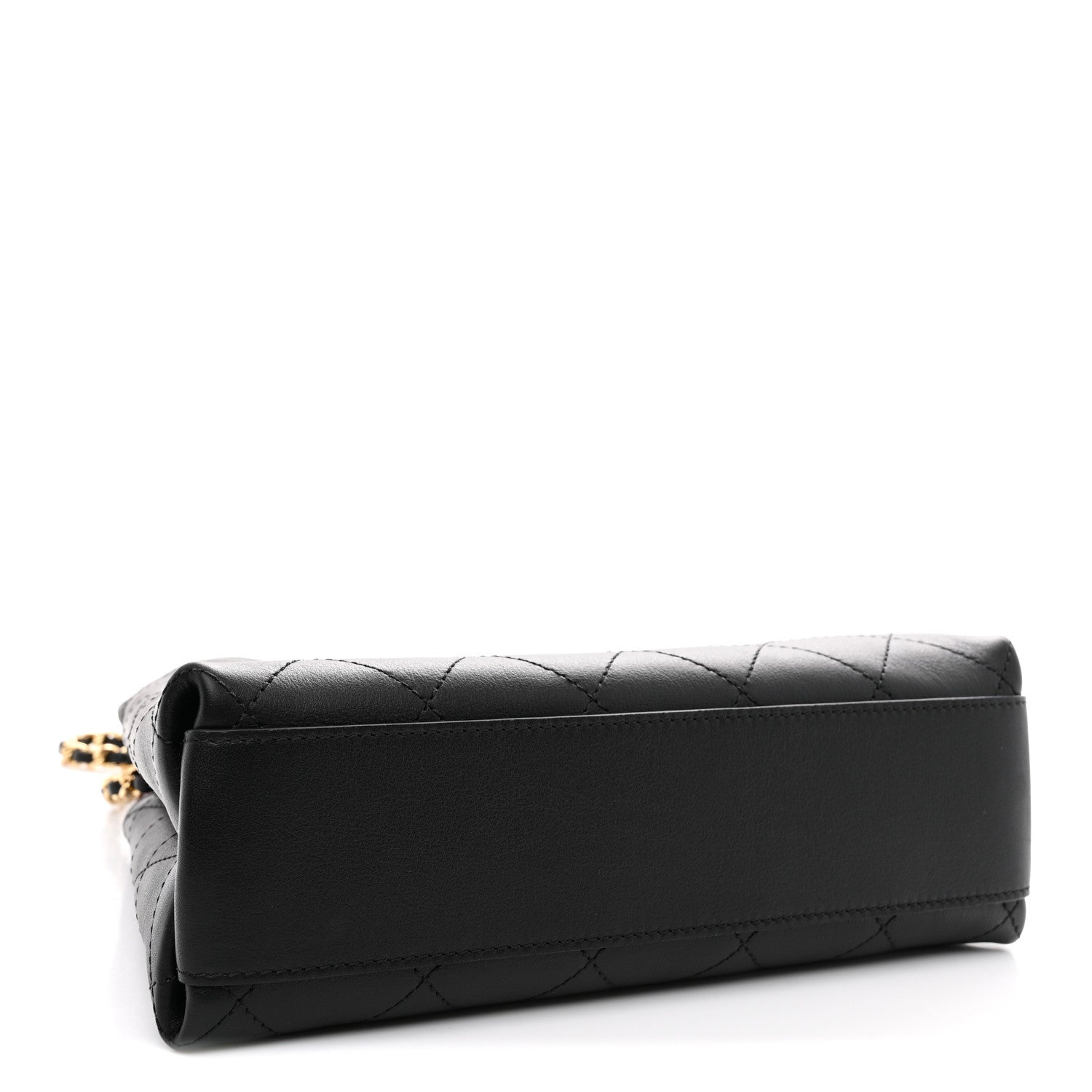 Chanel Calfskin Chic Lady Small Shopping Tote Black 4 of 10