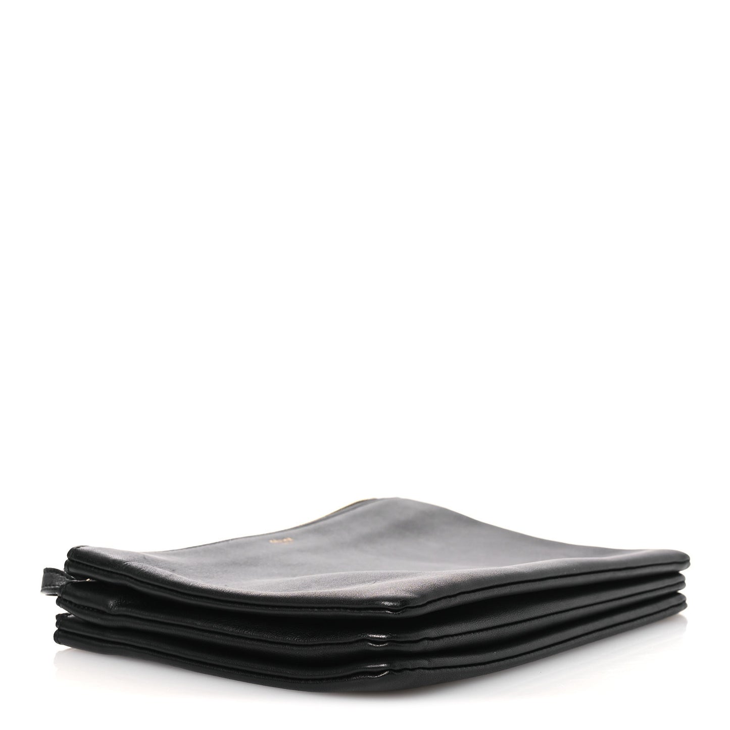 Lambskin Large Trio Crossbody Bag Black