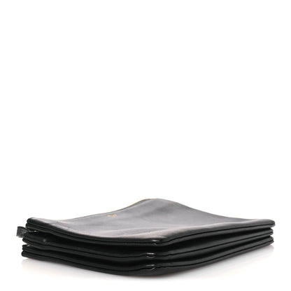 Celine Lambskin Large Trio Crossbody Bag Black 3 of 10