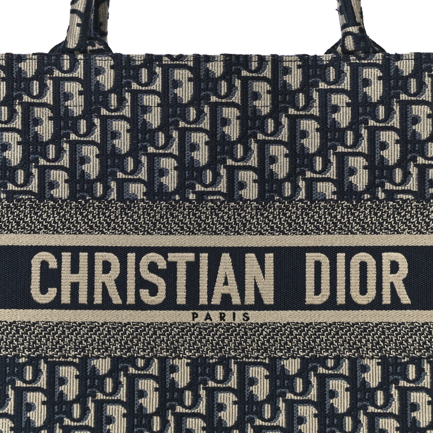Oblique Medium Book Tote Blue Multicolor