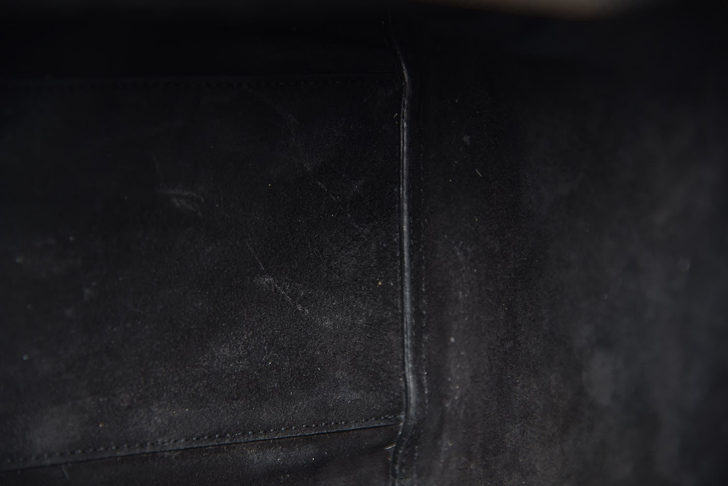 Saint Laurent Grained Calfskin Small Cabas Rive Gauche Black 10 of 15