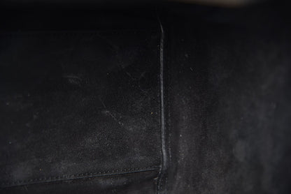 Saint Laurent Grained Calfskin Small Cabas Rive Gauche Black 10 of 15