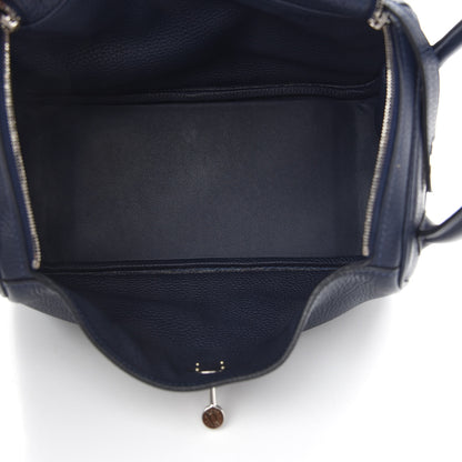 Hermes Taurillon Clemence Lindy 26 Bleu Nuit 5 of 9