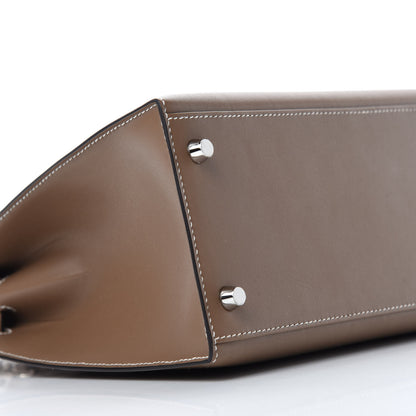 Hermes Tadelakt Kelly Sellier 28 Etoupe 6 of 13