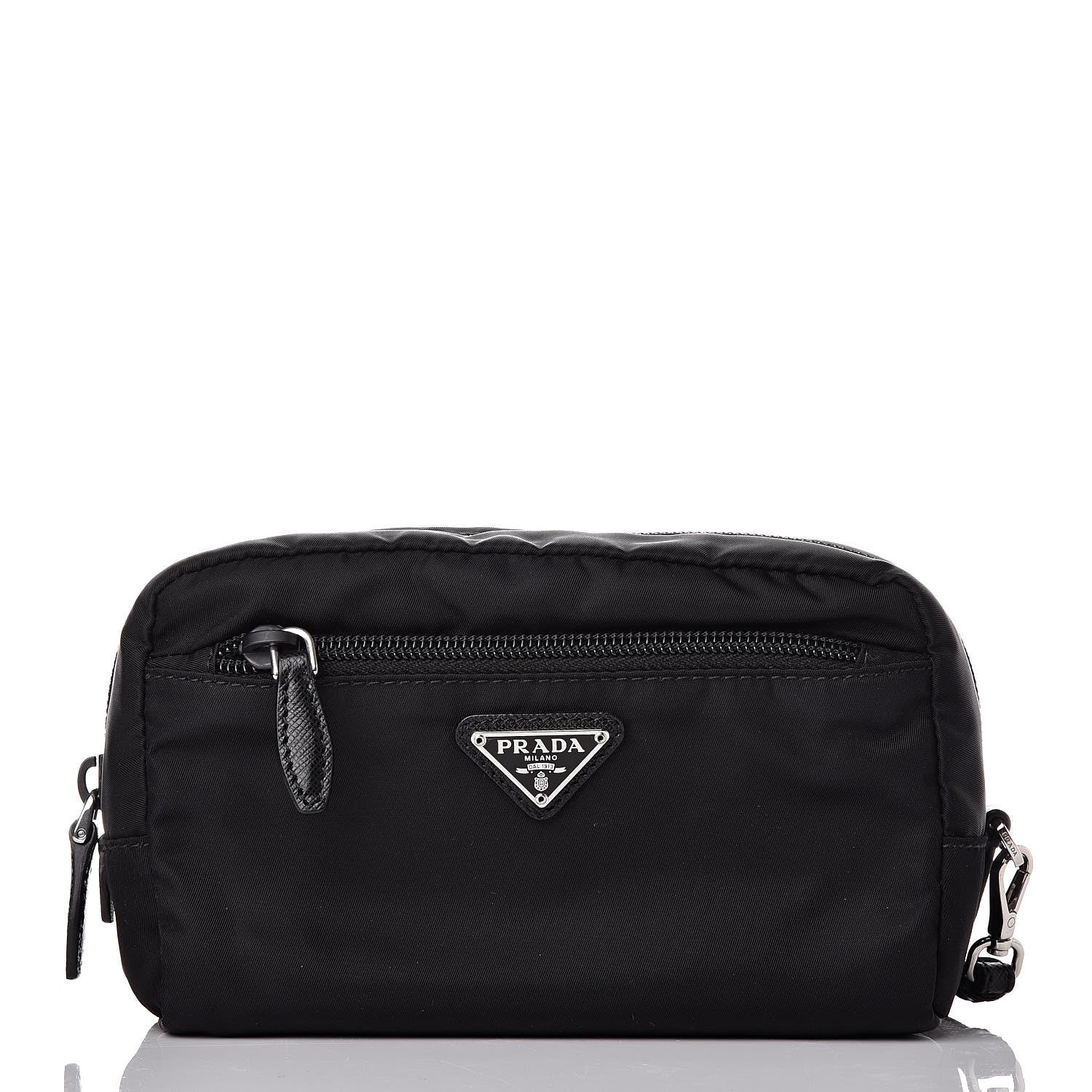 Prada Tessuto Nylon Wristlet Black 1 of 9
