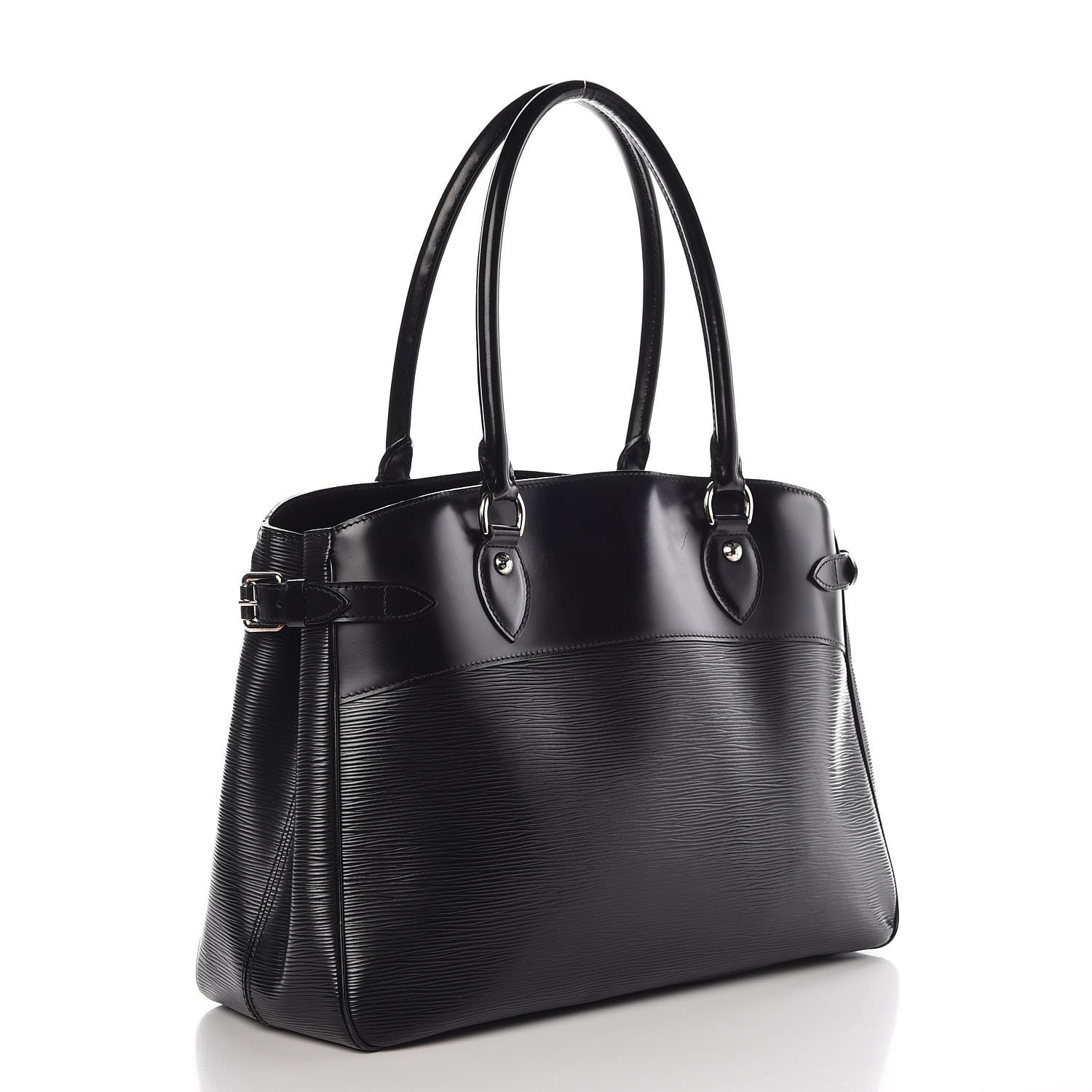Louis Vuitton Epi Passy GM Black 3 of 9