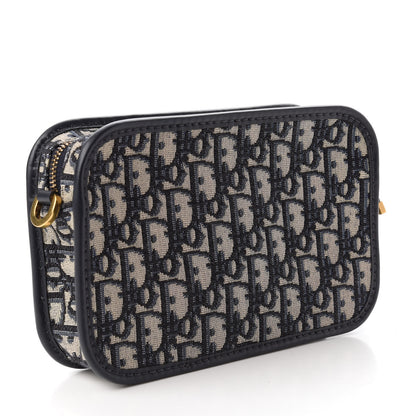 Christian Dior Oblique Diorquake Clutch Blue 3 of 10