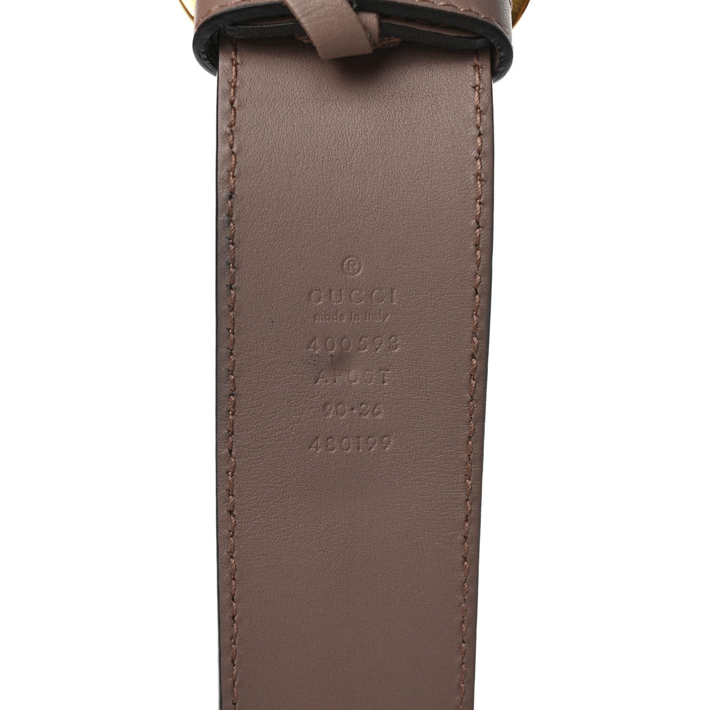 Calfskin Double G 40mm Belt 90 36 Porcelain Rose