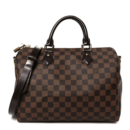 Louis Vuitton Damier Ebene Speedy Bandouliere 30 1 of 11