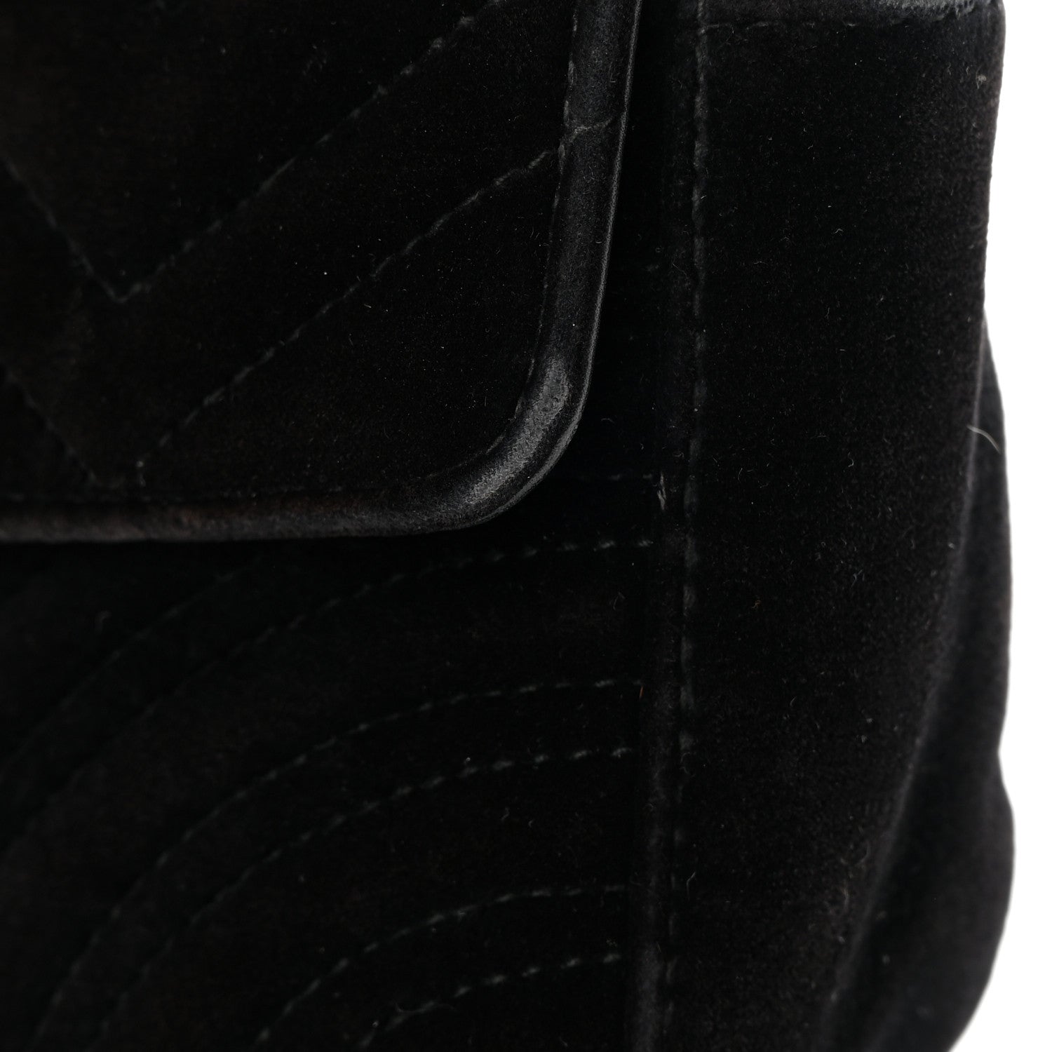Gucci Velvet Matelasse Mini GG Marmont Shoulder Bag Black 18 of 25