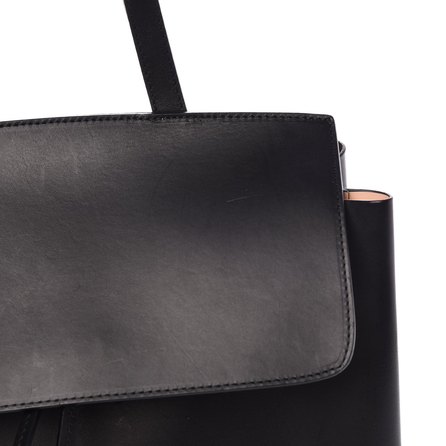 Calfskin Mini Lady Bag Black Ballerina