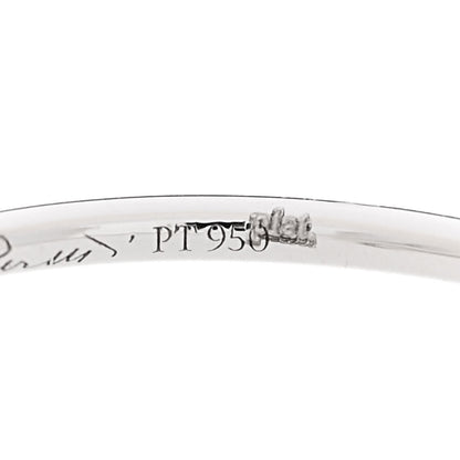 Tiffany Platinum Diamond Elsa Peretti Hoop Ring 52 6 5 of 6