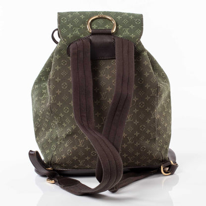 Louis Vuitton Mini Monogram Montsouris GM Backpack Kaki 4 of 10