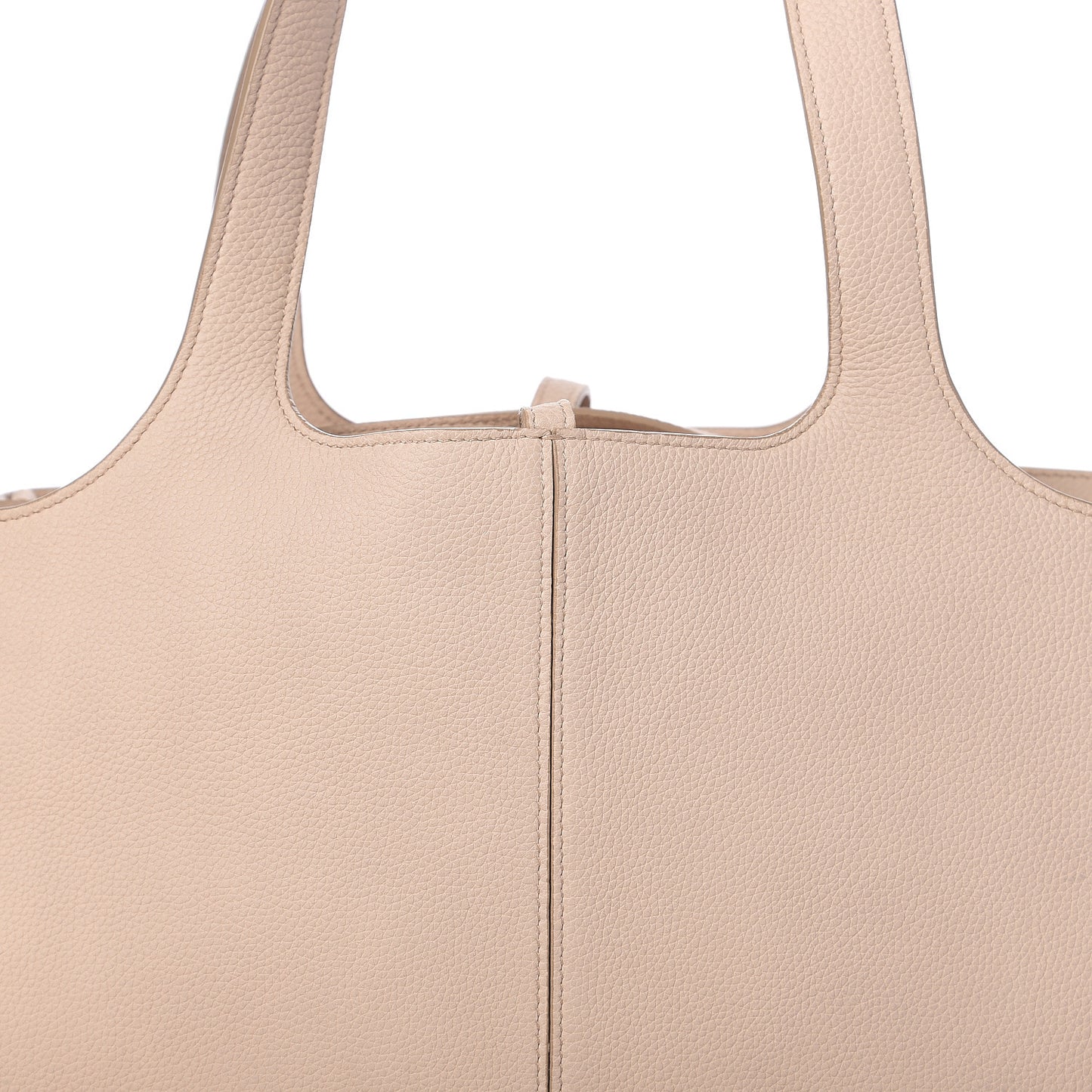 Baby Grained Calfskin Small Tri-Fold Bag Powder