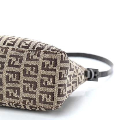 Fendi Zucchino Pochette Dark Brown 8 of 9