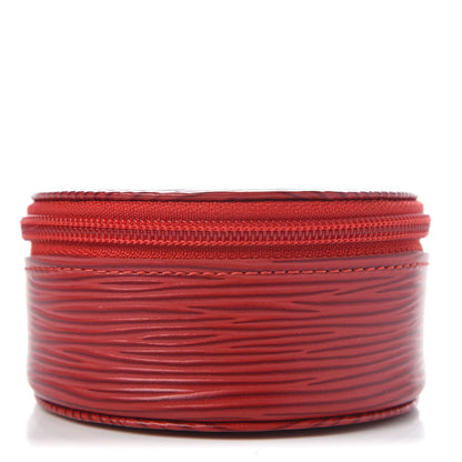 Louis Vuitton Epi Ecrin Bijoux 10cm Jewelry Box Case Red 1 of 7