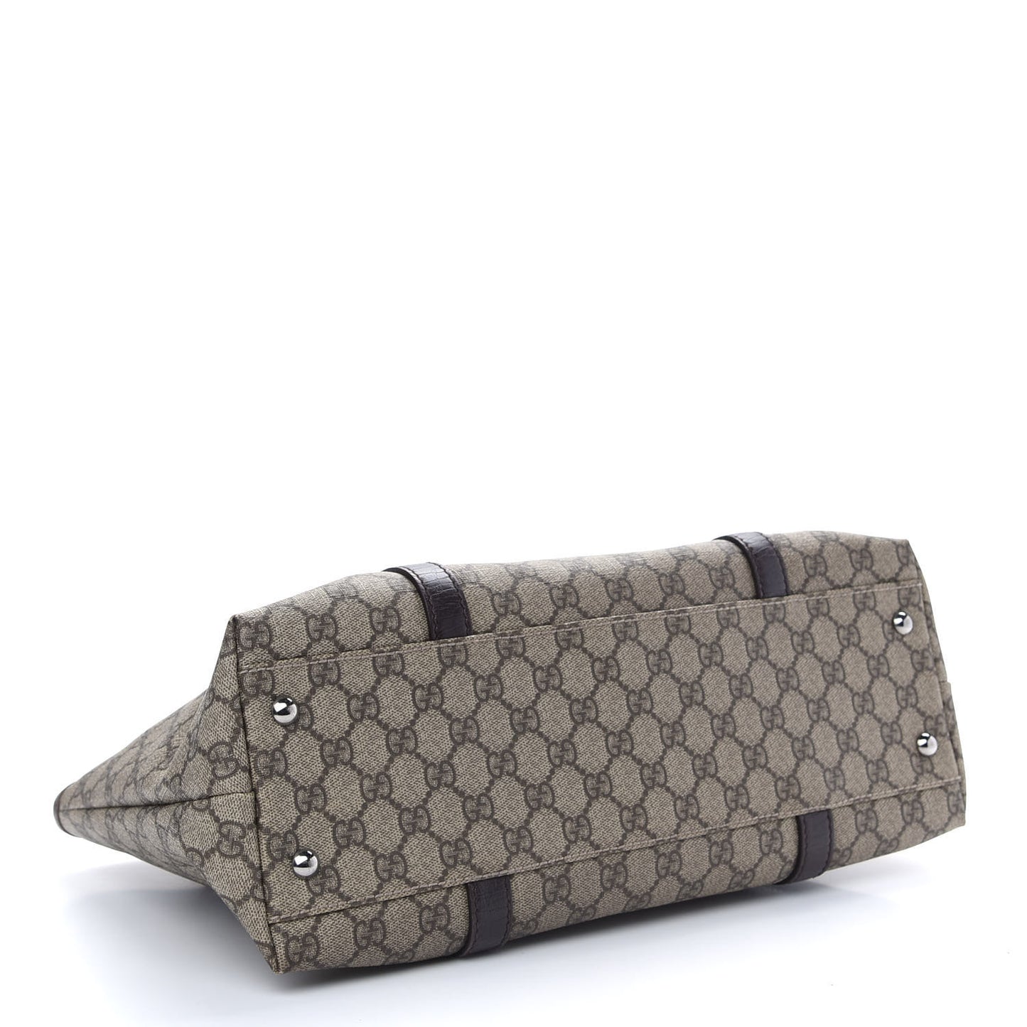 GG Plus Monogram Medium Joy Tote Dark Brown