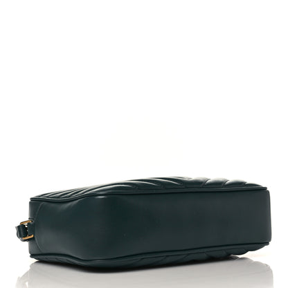 Saint Laurent Calfskin Matelasse Monogram Lou Camera Bag Sea Turquoise 4 of 9