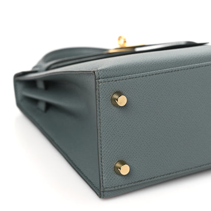 Hermes Epsom Kelly Sellier 25 Vert Amande 8 of 9