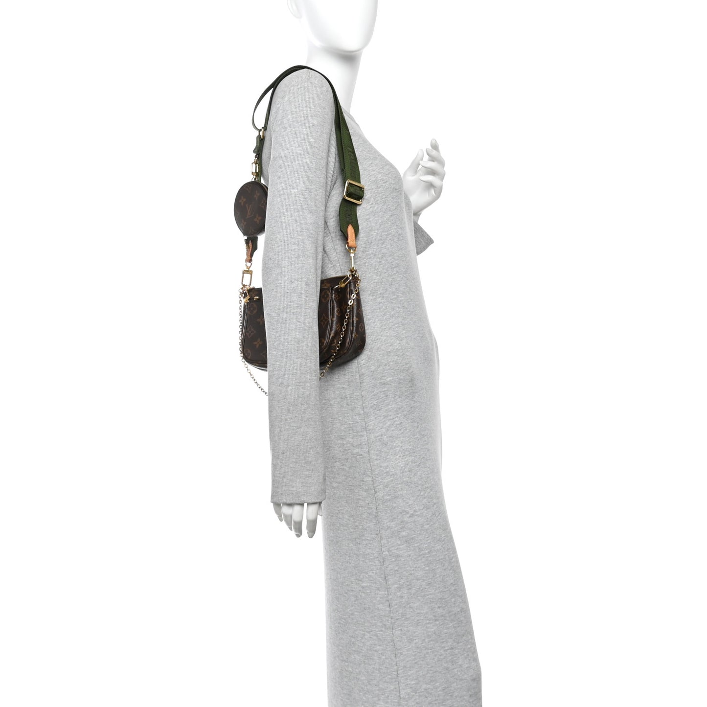 Monogram Multi Pochette Accessories Kaki