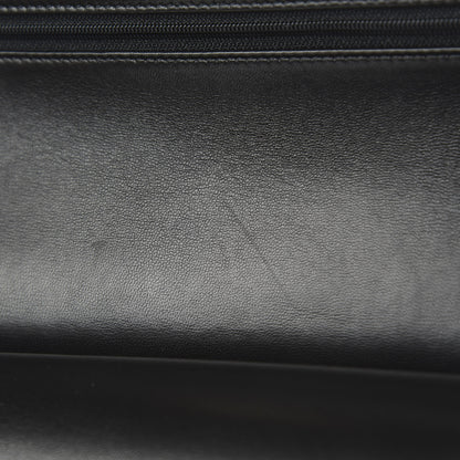 Chanel Lambskin Quilted Jumbo Double Flap Black 12 of 13