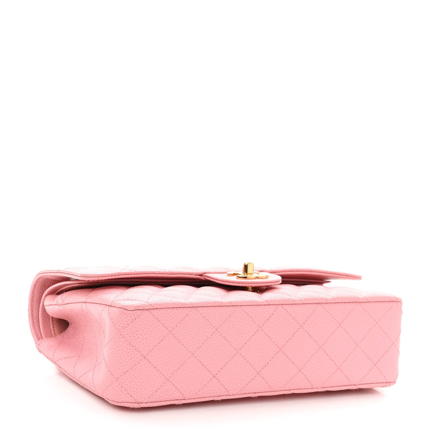 Chanel Caviar Quilted Medium Double Flap Pink 4 of 10