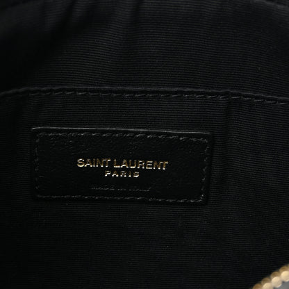 Saint Laurent Calfskin Matelasse Monogram Lou Camera Bag Black 6 of 9