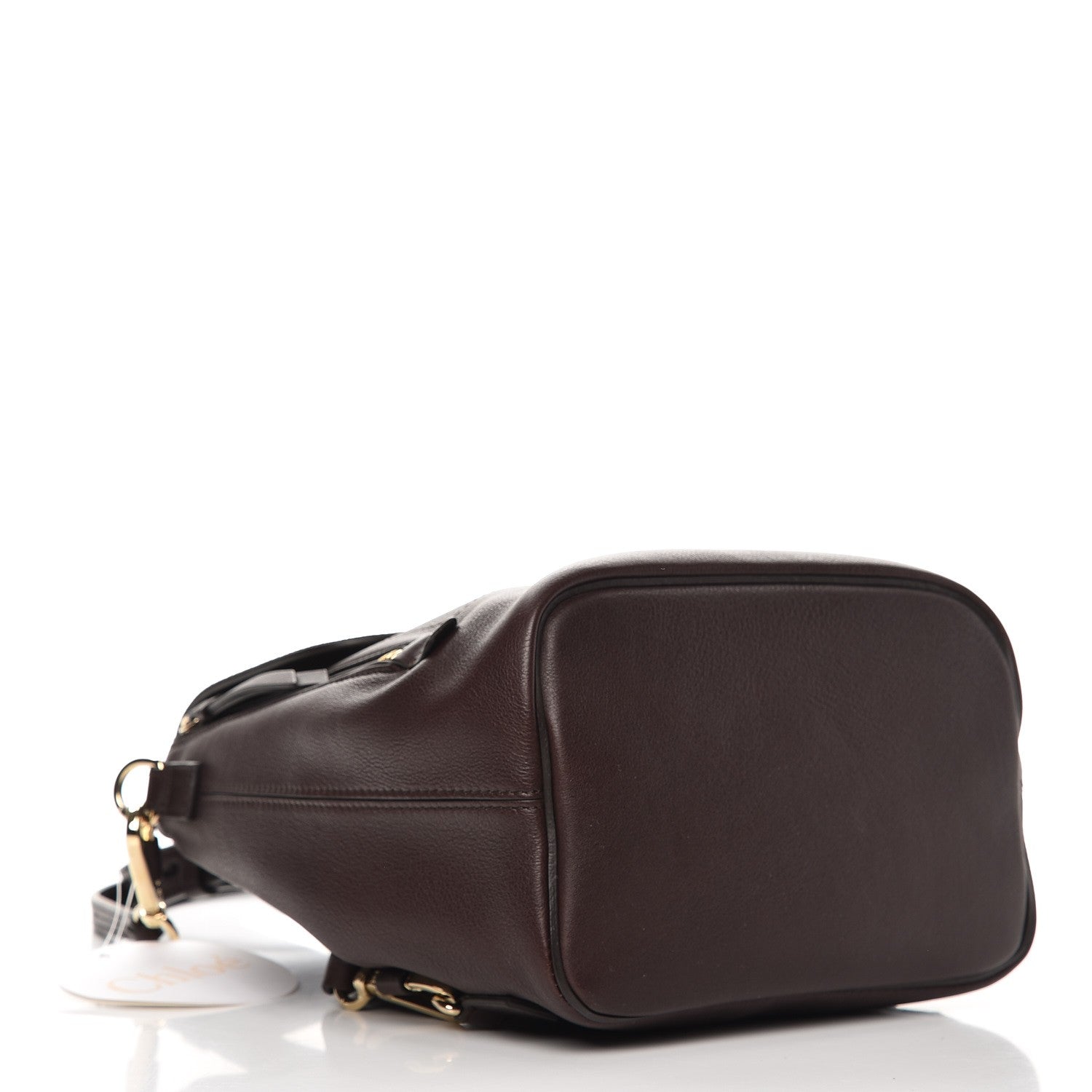 Chloe Suede Calfskin Small Faye Backpack Carbon Brown 4 of 7
